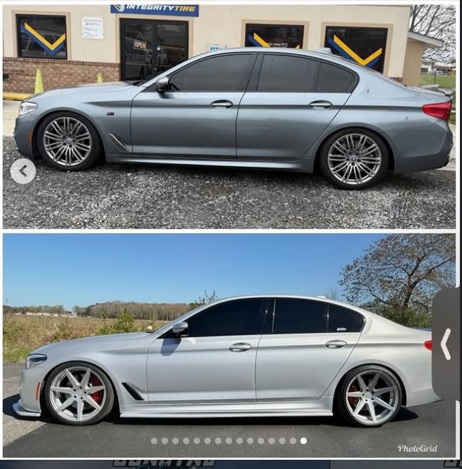 Coastal Wraps color change comparison